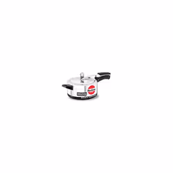 Hawkins Hevibase 8 Litre Pressure Cooker, Induction Cooker, Big Cooker, Silver (IH80) - 3.5L