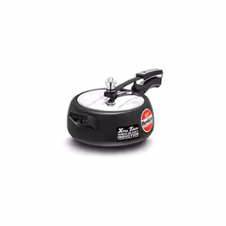 Hawkins Contura Black XT 3.5 Litre Pressure Cooker, Hard Anodised Cooker, Induction Cooker, Handi Cooker, Black (CXT35)