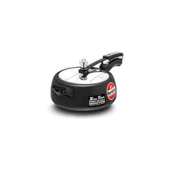 Hawkins Contura Black XT 3.5 Litre Pressure Cooker, Hard Anodised Cooker, Induction Cooker, Handi Cooker, Black (CXT35)