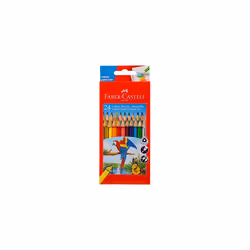 Faber-Castell Triangular Colour Pencils - Pack of 1 (Assorted)