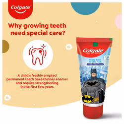 Colgate Kids Batman Glow in Dark - 80 g