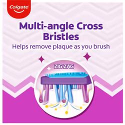 Colgate ZigZag Toothbrush for Deep Inter dental Clean with multi angle zig zag bristles Medium  Pack of 6