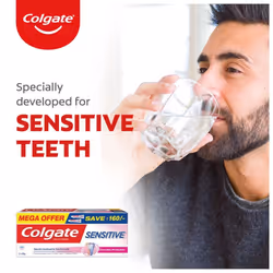 Colgate Sensitive Everyday Protection Toothpaste  Combo Pack of 160g 80g X 2  Specifically Developed for Sensitive Teeth & Healthy Gums  Colgate Tooth