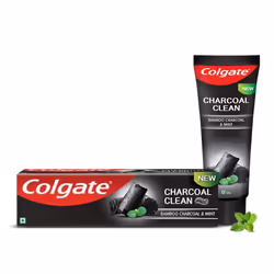 Colgate Charcoal Clean Black Gel Toothpaste, 480g (120g x 4), Bamboo Charcoal and Wintergreen Mint for a Clean Mouth Experience