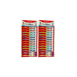 Colgate Toothbrush Medium Super Flexi & Zig Zag Anti-Bacterial Assorted - 26 Toothbrush