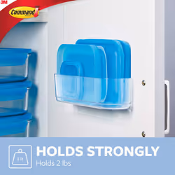 Command Medium Cabinet Organizer  2-packages  Holds 2 lbs  Decorate Damage-Free  Clear HOM14CLR-ES