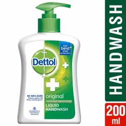 Dettol Orginal Liquid Handwash | Everyday Protection | 200ml (6.76 Fl Oz) | Pack of 1