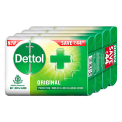 Dettol Bathing Soap Original  125gm  Pack of 4