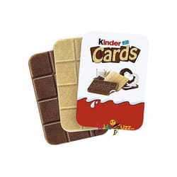 Kinder Cards Wafer Biscuit Cookies 25.6g - Pack of 4