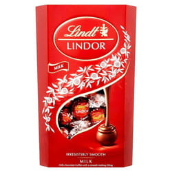 Lindt Lindor Milk Chocolate Box 16 balls, 200g - Pack Of 1