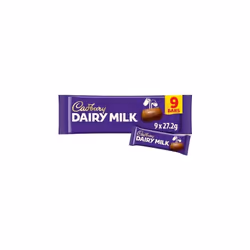 2 x Cadbury Dairy Milk Chocolate Bar 9 Pack Multipack 244.8g
