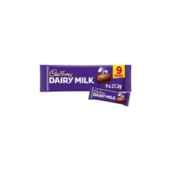2 x Cadbury Dairy Milk Chocolate Bar 9 Pack Multipack 244.8g