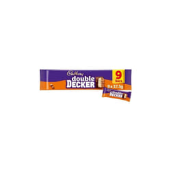2 x Cadbury Double Decker Chocolate Bar 9 Pack Multipack 335.7g