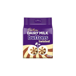 3 x Cadbury Dairy Milk Twisted Buttons 105G