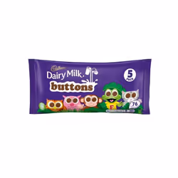3 x Cadbury Dairy Milk Buttons, 14g per bag (Pack of 5)