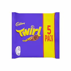 3 x Cadbury Twirl Milk Chocolate Bars, 107.5g (Pack of 5)