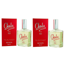 2 x 100ml Revlon Charlie Red & Blue Eau de Toilette Spray - 2 x 100ml Red