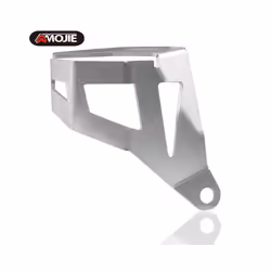 Rear Brake Pump Fluid Tank Oil Cup Reservoir Guard Cover Protector R1200GS - Silver