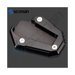 Motorcycle Side Stand Enlarge Kickstand Enlarge Plate Pad Accessories - NO LOGO Black1