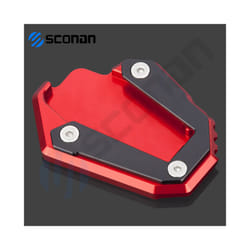 Motorcycle Side Stand Enlarge Kickstand Enlarge Plate Pad Accessories - NO LOGO Black2