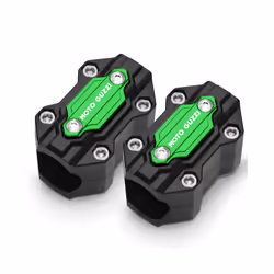 Motorcycle bumper trim block engine protection accessories For Moto Guzzi - two green