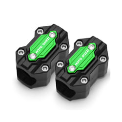 Motorcycle bumper trim block engine protection accessories For Moto Guzzi - two green