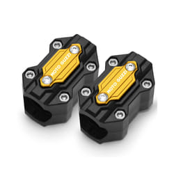 Motorcycle bumper trim block engine protection accessories For Moto Guzzi - two golden