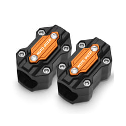 Motorcycle bumper trim block engine protection accessories For Moto Guzzi - two orange