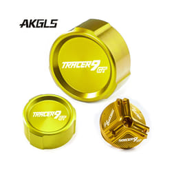 For Yamaha Tracer 9 gt 9gt TRACER9GT 2021 2022 Front and Rear Brake Tank - A set gold