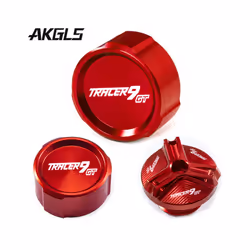 For Yamaha Tracer 9 gt 9gt TRACER9GT 2021 2022 Front and Rear Brake Tank - A set red