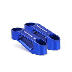 Desert X CNC Aluminum Motorcycle Accessories Rearview Mirrors Extension - Blue