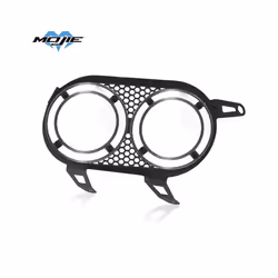 Headlight Protector Grille Light Cover Protective Guard For Ducati DesertX - BLACK-C