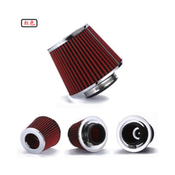 Automotive Modification Air Intake Aluminum Pipe Kit 76MM 3 &#39;&#39; - red