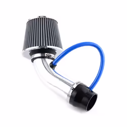 Automotive Modification Air Intake Aluminum Pipe Kit 76MM 3 &#39;&#39; - Set-Silver