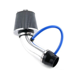 Automotive Modification Air Intake Aluminum Pipe Kit 76MM 3 &#39;&#39; - Set-Silver