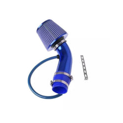 Automotive Modification Air Intake Aluminum Pipe Kit 76MM 3 &#39;&#39; - Set-blue