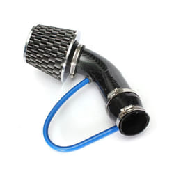 Automotive Modification Air Intake Aluminum Pipe Kit 76MM 3 &#39;&#39; - Set-carbon