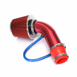 Automotive Modification Air Intake Aluminum Pipe Kit 76MM 3 &#39;&#39; - Set-carbon