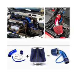 Universal Car Air Filter High Flow Intake FilterIntake Filter Sport Power - RED