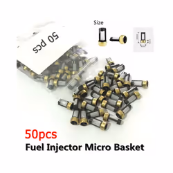 50Pcs/Pack Universal Car Fuel Injector Micro Basket Filter For ASNU03C