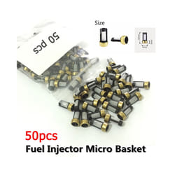50Pcs/Pack Universal Car Fuel Injector Micro Basket Filter For ASNU03C