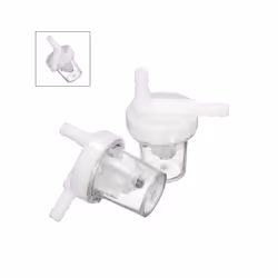 2pcs Universal 1/4&quot; 6mm Motorcycle Petrol Gas Oil Fuel Filter for