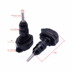 For SUZUKI GSXR GSX-R 600 750 1000  k4 K5  Motorcycle Falling Protection - black