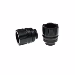 Aluminum Alloy Buffer Anti Collision Cup Front Fork Cup 13mm Wheel Protection - Black