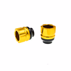 Aluminum Alloy Buffer Anti Collision Cup Front Fork Cup 13mm Wheel Protection - Gold