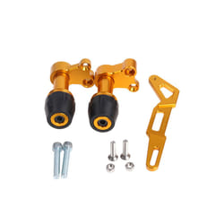 Motorcycle Rear Wheel Muffler Fall Protection Exhaust Pipe Slider Crash - Gold