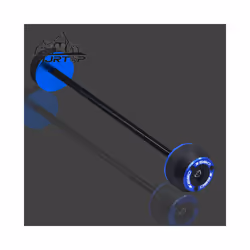 NEW For KAWASAKI Z650 z650 Z 650 CNC Front Rear Wheel Axle Sliders Fork - Front Wheel Blue