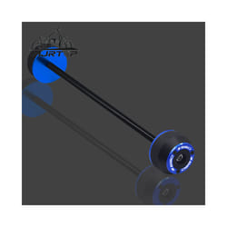 NEW For KAWASAKI Z650 z650 Z 650 CNC Front Rear Wheel Axle Sliders Fork - Front Wheel Blue