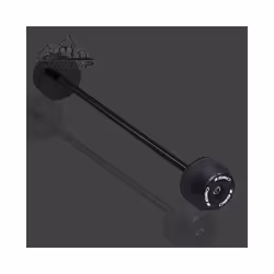 NEW For KAWASAKI Z650 z650 Z 650 CNC Front Rear Wheel Axle Sliders Fork - Front Wheel Black