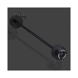 NEW For KAWASAKI Z650 z650 Z 650 CNC Front Rear Wheel Axle Sliders Fork - Front Wheel Black